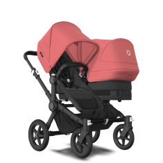 Bugaboo  Donkey 5 Duo Black/Midnight BlackSunrise Red