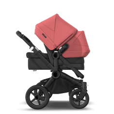 Bugaboo  Donkey 5 Duo Black/Midnight BlackSunrise Red