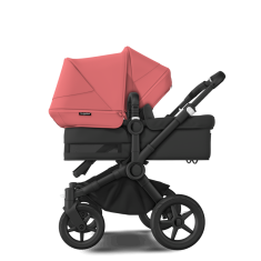 Bugaboo  Donkey 5 Duo Black/Midnight BlackSunrise Red