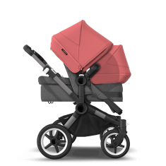 Bugaboo  Donkey 5 Duo Graphite/Grey MelangeSunrise Red