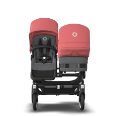 Bugaboo  Donkey 5 Duo Graphite/Grey MelangeSunrise Red