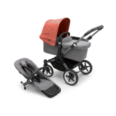 Bugaboo  Donkey 5 Mono Graphite/Grey MelangeSunrise Red