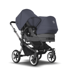 Bugaboo  Donkey 5 Duo Graphite/Grey MelangeStormy Blue