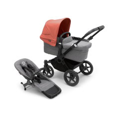 Bugaboo  Donkey 5 Mono Black/Grey MelangeSunrise Red