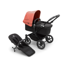 Bugaboo  Donkey 5 Mono Black/Midnight BlackSunrise Red