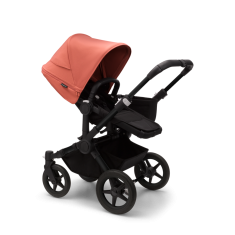 Bugaboo  Donkey 5 Mono Black/Midnight BlackSunrise Red