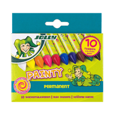 Jolly 10 voščenih barvic JOLLY Painty Permanent