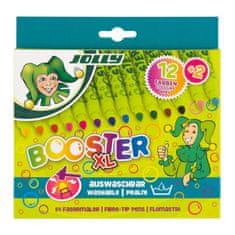 Jolly 12 debelih flomastrov JOLLY Booster XL 12 barv