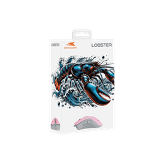 Baracuda gaming miška BGM-084 LOBSTER roza 6400DPI