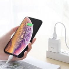 Hoco Hišni polnilec C73 2,4A 2x USB vtič s polnilnim kablom Lightning za iPhone