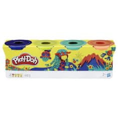 Play-Doh Hasbro Play-Doh Wild Color pločevinke (paket s 4 kosi) (E4867)