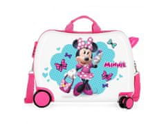 Jada Toys Otroški potovalni kovček na kolesih / otroški voziček MINNIE MOUSE White, 34L, 4649862