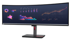 Lenovo ThinkVision P49w-30 ukrivljen monitor, 124 cm (49"), IPS, DQHD, 60 Hz (63DBRAT1EU)