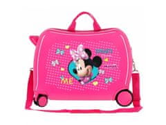 Jada Toys Otroški potovalni kovček na kolesih / otroški voziček MINNIE MOUSE Pink, 34L, 22398E1