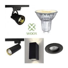 WOOX R5143 Smart WiFi LED GU10 4,9W Crystal Clear 2700K-6500K PAR16 zatemnilna pametna žarnica