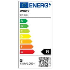 WOOX R5143 Smart WiFi LED GU10 4,9W Crystal Clear 2700K-6500K PAR16 zatemnilna pametna žarnica