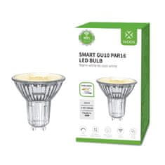 WOOX R5143 Smart WiFi LED GU10 4,9W Crystal Clear 2700K-6500K PAR16 zatemnilna pametna žarnica