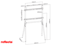 Reflecta TV STOJALO za 50-70 col na nogah Elegant 70WB-W 23194