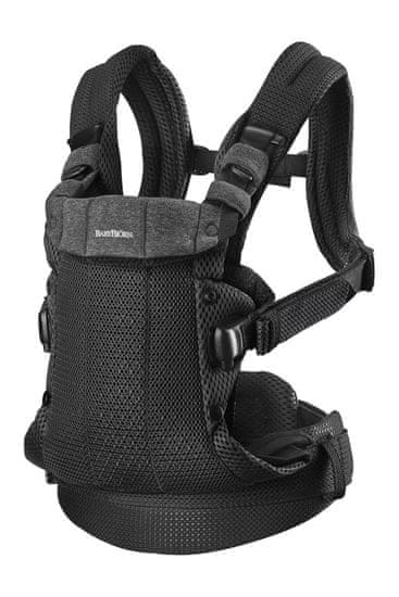 Babybjörn Nosilka Harmony Black 3D mesh, do 15 kg