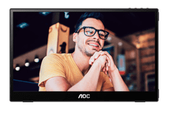 AOC 16T3EA prenosni monitor, FHD, IPS, USB-C