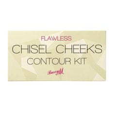 Barry M Flawless Chisel Cheeks Contour Kit puder v prahu 2.5 g Odtenek light - medium