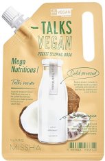 MISSHA Veganska nočna maska za obraz Talks Vegan Squeeze Mega Nutritious (Pocket Sleeping Mask) 10 g