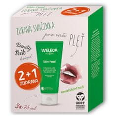 Weleda Darilni set univerzalne hranilne kreme Skin Food 3 x 75 ml