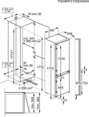 AEG vgradni hladilnik TSC5S181ES