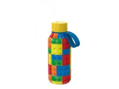 QUOKKA Quokka Kids, Steklenica / termos iz nerjavečega jekla z zanko Color Bricks, 330ml, 40143