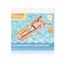 Bestway Napihljiv ležalnik Transparent 1,83 m x 76 cm