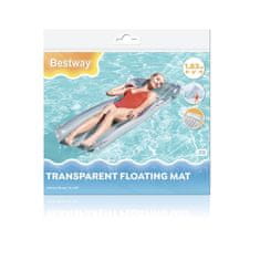 Bestway Napihljiv ležalnik Transparent 1,83 m x 76 cm