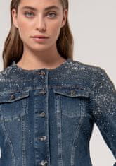 FRACOMINA Denim jakna Cleanstone Modra L