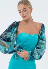 FRACOMINA Bolero Snaketurquoise