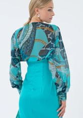 FRACOMINA Bolero Snaketurquoise