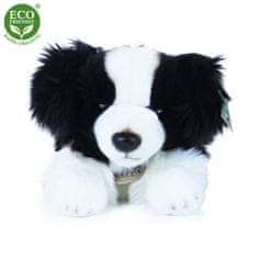 Rappa Plišasti pes border collie leži 30 cm EKOLOŠKO PRIJAZNO