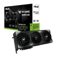 ASUS TUF Gaming GeForce RTX 5070 Ti OC Edition grafična kartica, 16GB GDDR7 (90YV0MD0-M0NA00)