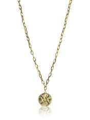 Marc Malone Prepoznavna pozlačena ogrlica Ariana Black Necklace MCN23021G