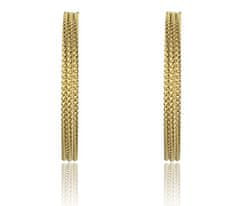 Marc Malone Statement obročasti uhani Zoe Gold Earrings MCE23015G