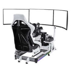 Thermaltake GSC GF500 Flight Simulator Cockpit / simulator letenja pilotska kabina v beli barvi