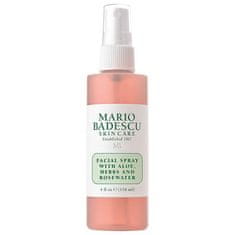 Mario Badescu Spray za obraz z Aloe Pleť Aloe, zelišča in rožna voda (Neto kolièina 118 ml)