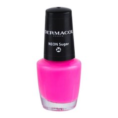 Dermacol Neon neon lak za nohte 5 ml Odtenek 26 neon sugar