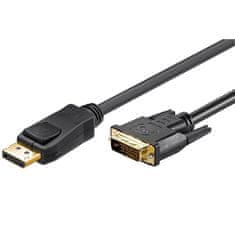 Goobay DisplayPort (M) na DVI-D (M) 24+1 pin pozlačen 3 m kabel