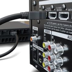 Goobay High Speed HDMI (M/M) 2.0 4K 60Hz 15m z Ethernet pozlačen črn kabel
