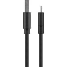 Goobay USB 2.0 (M) na microUSB (Type B) 1m črn polnilni kabel