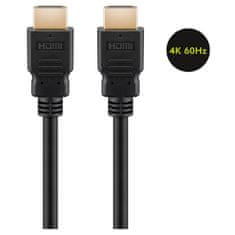 Goobay HDMI na HDMI 5m z Ethernet 4K pozlačen kabel