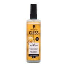 Schwarzkopf Gliss Oil Nutritive Express-Repair-Conditioner 200 ml hranilen in obnovitveni balzam za lase brez izpiranja za ženske