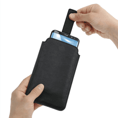 Hama Easy Slide, etui za mobilni telefon, velikost XL, črn