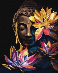 Rayher.	 Slikanje po številkah, Buddha with lotus, 40x50 cm