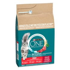 Purina ONE z govedino za kastrirane mačke, 3 kg