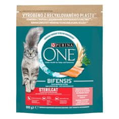 Purina ONE ONE Bifensis Sensitive z lososom in pšenico, 8x800 g